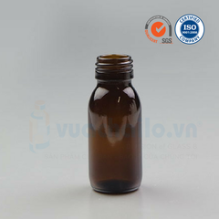Chai thủy tinh Siro, Syrup 60ml với cổ 28mm