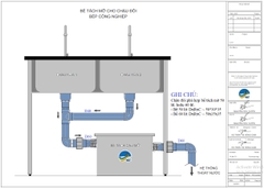 Giải đáp cánh lắp đặt bể tách mỡ Inox 50 lít, 60 lít cho Nhà hàng, bếp ăn công nghiệp