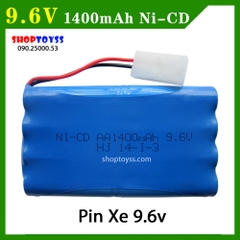 Pin sạc 9.6v 1400 mah dung lượng lớn ni-cd battery