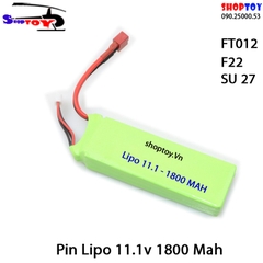 Pin 11.1V 1800 Mah máy bay cánh bằng Ft012