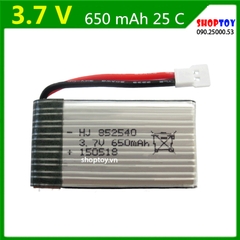 Pin 3.7v 650mah máy bay syma x5 x5w jjrc