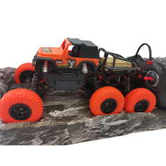 Xe điều khiển địa hình 6 bánh 6x4 2 cầu  chạy cực mạnh 1/18 Rock Crawler cross country