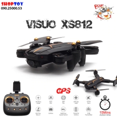 Flycam VISUO XS812 GPS - HD cam xoay - Pin 3.7V 1800mAh LiPo