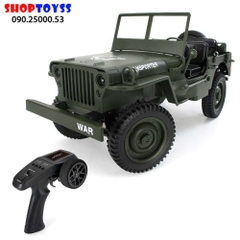 Xe jeep quân sự điều khiển JJRC Q65 - Jeep Transporter 4x4 1-10