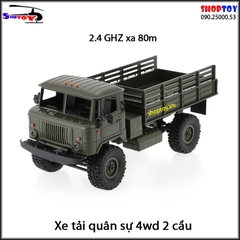 Xe quân sự điều khiển từ xa Military 1/16 4WD rock crawler B-24