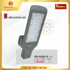 ĐÈN ĐƯỜNG LED BANACO ĐĐ 02 30W