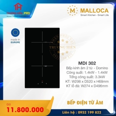 BẾP 2 TỪ DOMINO MALLOCA MDI 302