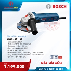 MÁY MÀI GÓC BOSCH GWS 750-100