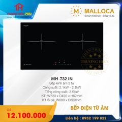  BẾP 2 TỪ MALLOCA MH- 732 IN-