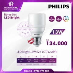 ĐÈN LED BULB PHILIPS LED BRIGHT 13W 1CT/12 APR