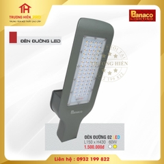 ĐÈN ĐƯỜNG LED BANACO ĐĐ 02 60W