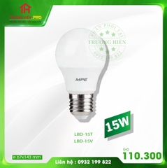 ĐÈN LED BULB 15W LBD-15 MPE