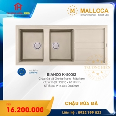  CHẬU RỬA  ĐÁ MALLOCA BLANCO K-50062