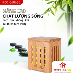 Máy khuếch tán tinh dầu hộp gỗ tre