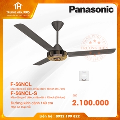 QUẠT TRẦN PANASONIC 3 CÁNH F-56NCL/F-56NCL-S