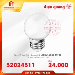 ĐÈN LED BULD ĐIỆN QUANG CÔNG SUẤT NHỎ ĐQ LEDBU14G45 1W 01727