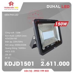 ĐÈN PHA LED DUHAL 150W KDJD1501