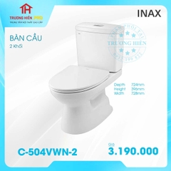 BÀN CẦU 2 KHỐI LINAX C-504VWN-2