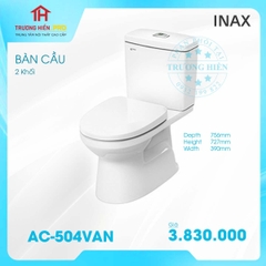 BÀN CẦU 2 KHỐI LINAX AC-504VAN