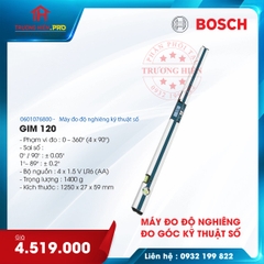 MÁY ĐO ĐỘ NGHIÊNG KỸ THUẬT SỐ BOSCH GIM 120