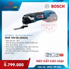 MÁY CẮT ĐA NĂNG DÙNG PIN BOSCH GOP 18V-28 (SOLO)