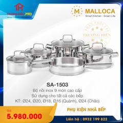 BỘ NỒI INOX MALLOCA SA-1503