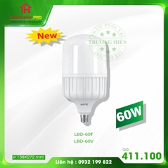 ĐÈN LED BULB 60W LBD-60 MPE