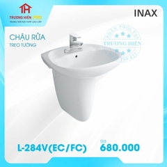 CHẬU RỬA TREO TƯỜNG INAX L- 284V (EC/FC)