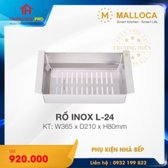 RỔ INOX MALLOCA L-24