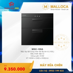 MÁY SẤY CHÉN MALLOCA MSC-100A