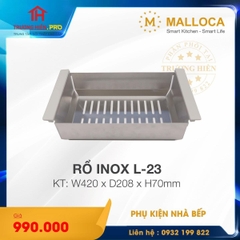 RỔ INOX MALLOCA L-23