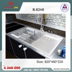 CHẬU RỬA CHÉN VIỆT MỸ B-8248