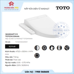 Nắp Bàn Cầu Điện Tử  Washlet TOTO TCF23410AAA C2