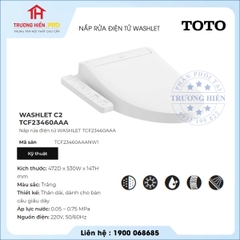 Nắp Bàn Cầu Điện Tử  Washlet TOTO TCF23460AAA