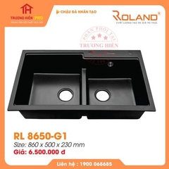 CHẬU RỬA CHÉN ROLAND RL 8650-G1