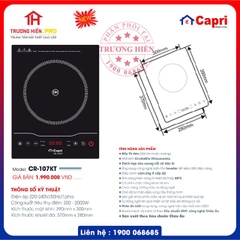 BẾP TỪ CAPRI MODEL CR-107KT