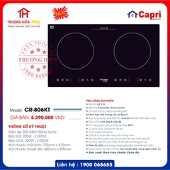 BẾP TỪ CAPRI MODEL CR-806KT