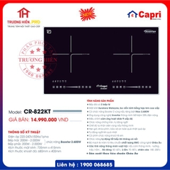 BẾP TỪ CAPRI MODEL CR-822KT