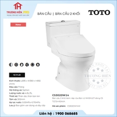 Bàn Cầu TOTO CS302DW14