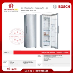 TỦ ĐÔNG ĐƠN 1 CÁNH ĐỘC LẬP BOSCH GSN36VI3P