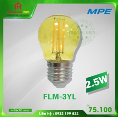 ĐÈN LED FILAMENT MÀU 2.5W FLM-3YL MPE