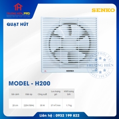 QUẠT HÚT SENKO MODEL- H200