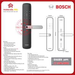 Ổ KHÓA ĐIỆN TỬ BOSCH ID60BK (APP)