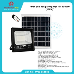 Đèn pha năng lượng mặt trời JD-T200 (200W)