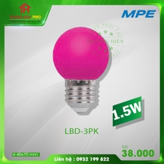 ĐÈN LED BULB 1.5W LBD-3PK MPE