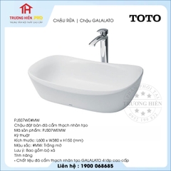 Chậu rửa TOTO PJS07WEMW