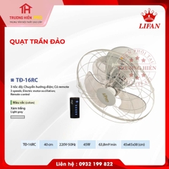 QUẠT TRẦN ĐẢO LIFAN TĐ-16RC REMOTE