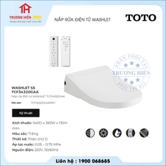 Nắp Rửa Điện Tử Washlet TOTO TCF34320GAA