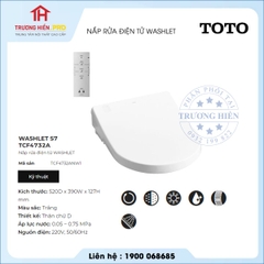 Nắp Bàn Cầu Điện Tử Washlet TOTO TCF4732A