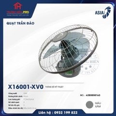 QUẠT TRẦN ĐẢO X16001-XV0 MÀU XÁM